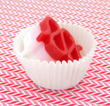 Valentine Ribbon Candy Collectible Art Glass Treat (25-028HSW)