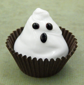 White Chocolate Meringue Ghost Halloween Treat (25-062W)