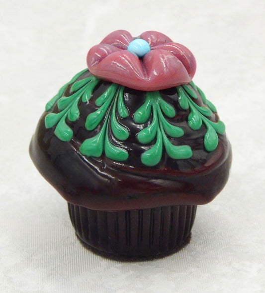 Fern Flower Cupcake Truffle (27-212CC)