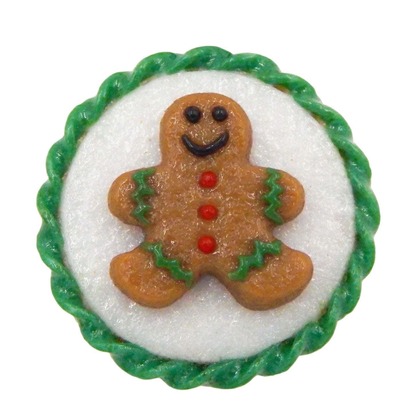 Glass  Christmas Tea Cookie,  Mini Ornament or Pendant (71-100+)