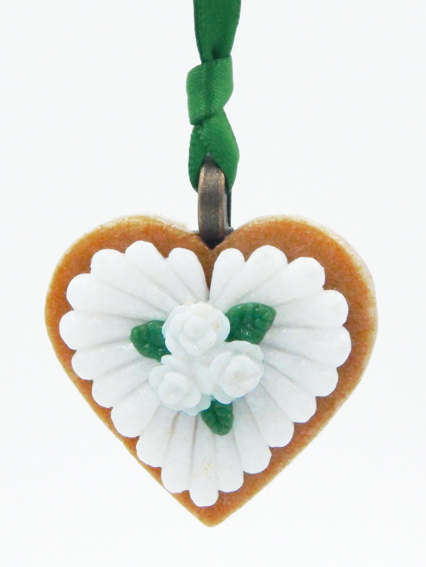 Glass Valentine Tea Cookie,  Mini Ornament or Pendant (71-200+)