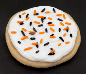 Halloween Glass White Sugar Cookie with Sprinkles (76-203WKO)