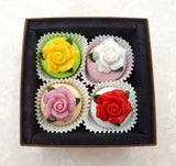 Red Rose on White Chocolate (81-104W)