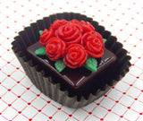 Red Rose Bouquet on Chocolate (81-124CH)