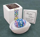 Easter Egg Petit Four with Criss-Cross Design (84-106)