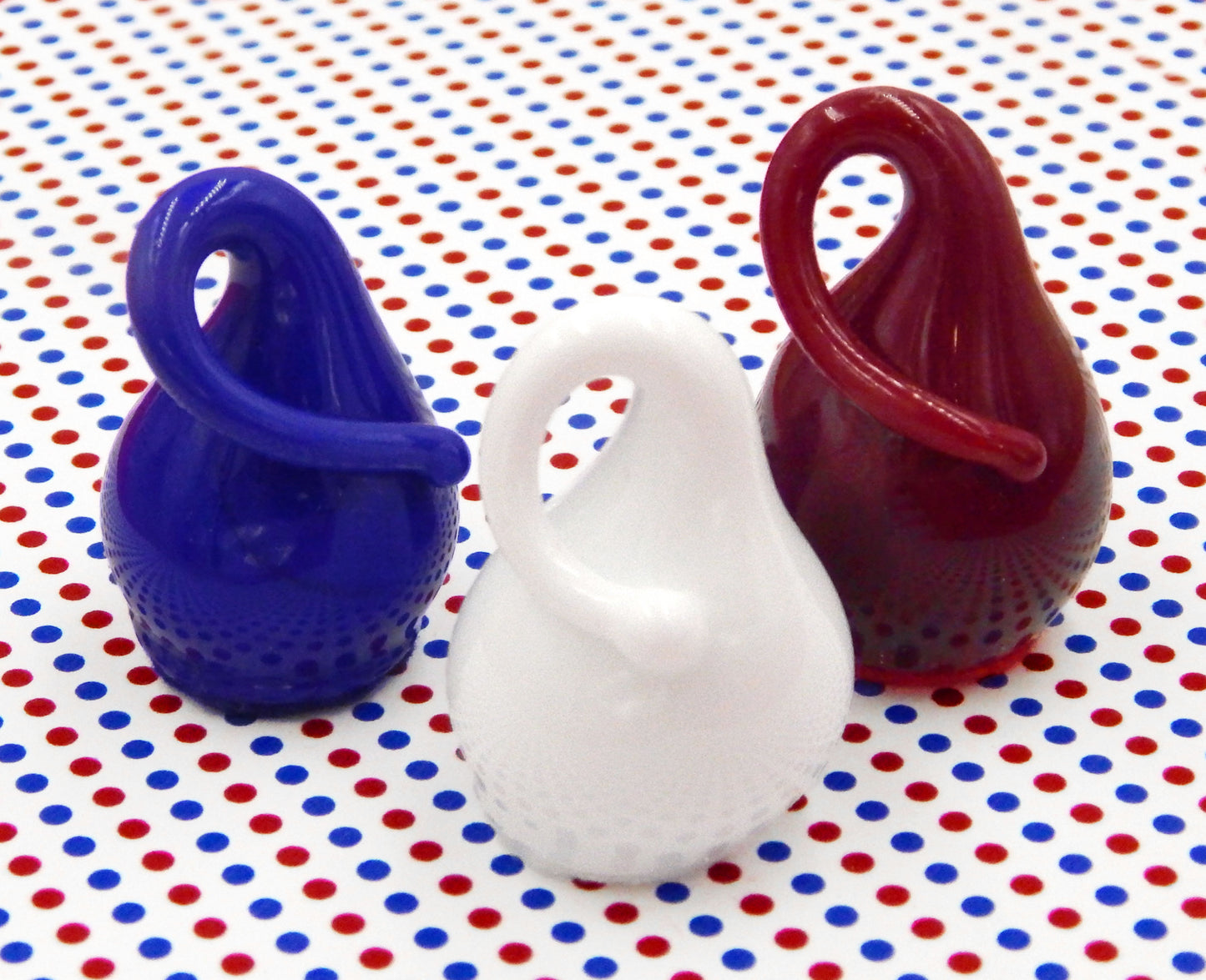Patriotic Chocolate Drop, Red, White & Blue Colors (CD2+)