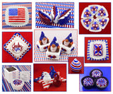 White Chocolate Patriotic American Flag Treat (26-121W)