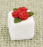Rose Bouquet Glass Sugar Cubes - Assorted Colors (SC11-003+)