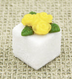 Rose Bouquet Glass Sugar Cubes - Assorted Colors (SC11-003+)