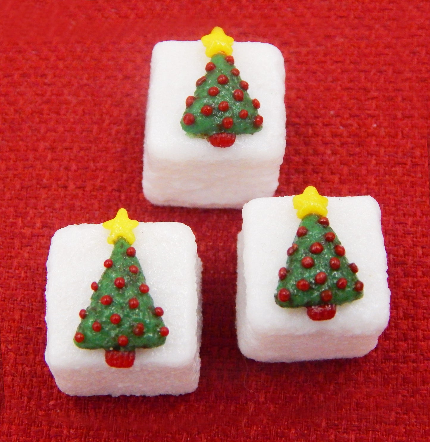 Christmas Glass Sugar Cubes - Assorted Designs (SC18-100+)